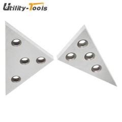 2Pcs 45 45 90 Degree Angle Blocks 30 60 90 Degree Angle Machinist Plate 0.0001″