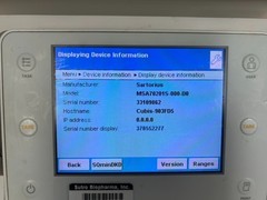 Sartorius Cubis MSA70201S-000-D0 balance scale 70.2kg x 0.1 g
