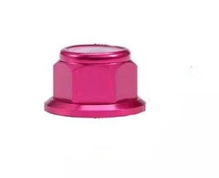 2-10PCS M2-M8 Colorful Aluminum Flange Nylon Lock Nuts RC Bike Fasteners