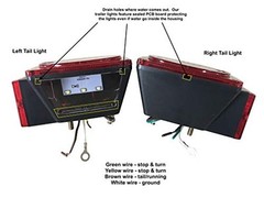 70460 Luces Traseras Led Para Remolque De 12 V (Giro/parada/senal-izquierda/…