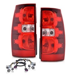 Red Tail Light Assembly,Tail Lamps Rear Lights,w/Blubs,Compatible with