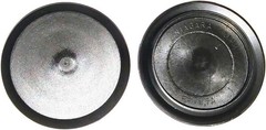 5 Pack Black Plug Stopper Flush Mount Plastic Body Hole Plug 2.5 Inch Id