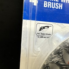 Norton 50583-038 Stainless 4” Wire Wheel Brush METAL – NEW {50}