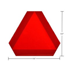 Slow Moving Vehicle Sign Farm Triangle Safety Sign 9.6 x 8.3 Inches