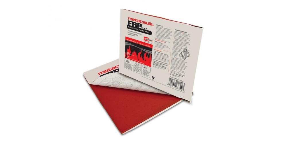 Metacaulk 66335 Fire-Rated Putty Pads – 7″ x 7″ x 1/8″ Thick – 20 Pack