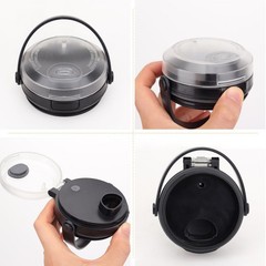 Sip Lid with Carry Handle Compatible with Ninja Blast Portable Blender BC100 …