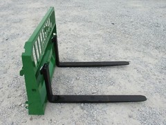 48″ 4,000 Pound Pallet Fork Attachment Fits John Deere Tractor Loader Hook Pin