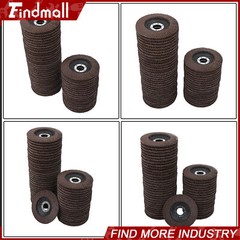 Findmall 50 Pcs 4-1/2″×7/8″ 40 Grit Premium Zirconia Flap Disc Sanding Grinding