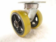 6″ Kingpinless ERGO Maintenance Free Swivel Caster Precision Sealed Brg 1400 lbs