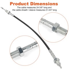 Tractor 36001-0330 Push Pull Loader Joystick Cable For KIOTI CK 25,27,30,35,35H