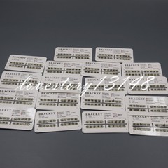 20 Pcs/Set Dental Bracket Mini/Standard Roth/Edgewise/MBT 018/022 3/345/No Hook