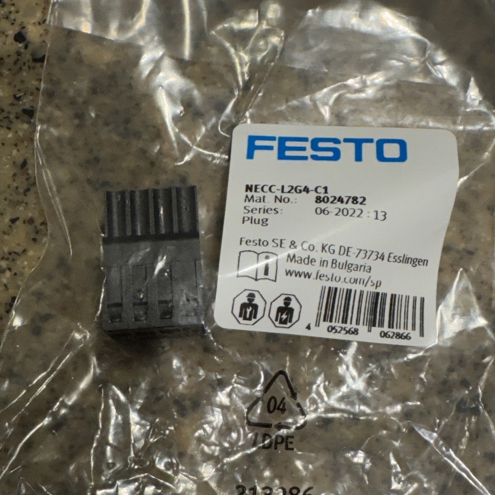 Festo 8024782 NECC-L2G4-C1 Plug Series 06-2022 13 Festo SE & Co made in Bulgaria