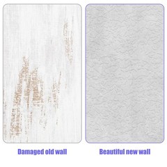 8 Pcs Wall Texture Stencil Kit for Knockdown Drywall Repair and DIY Crafts