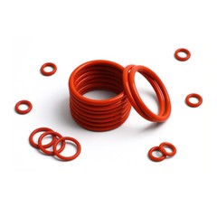 Wire Dia 4mm O-Ring Food Grade Silicone Gasket Sealing Washer OD 12mm-80mm Red