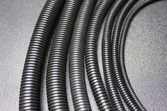 15 FT 1/8 INCH BLACK SPLIT LOOM TUBING CONDUIT POLYETHYLENE WIRE SLT18