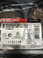 Hilti Firestop gangplate CFS-SL GP 24″/60 # 2064274