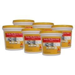 6-Pack Cryl Moisture-Resistant Acrylic Stucco Repair Patch – 1-Quart Solution