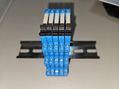 Qty 5 Finder 24 VDC Coil Interface Relays 34.51.024.0010 With Socket 93.01.7.024