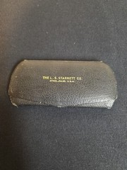 Vintage The L.S. Starrett CO. No. 1641 With Case & Wrench Athol, Mass. USA