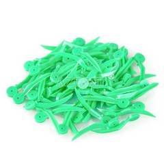 Pack of 200 Dental Tooth Gap Wedges with End Circular Holes Plastic Wedge 4 Size