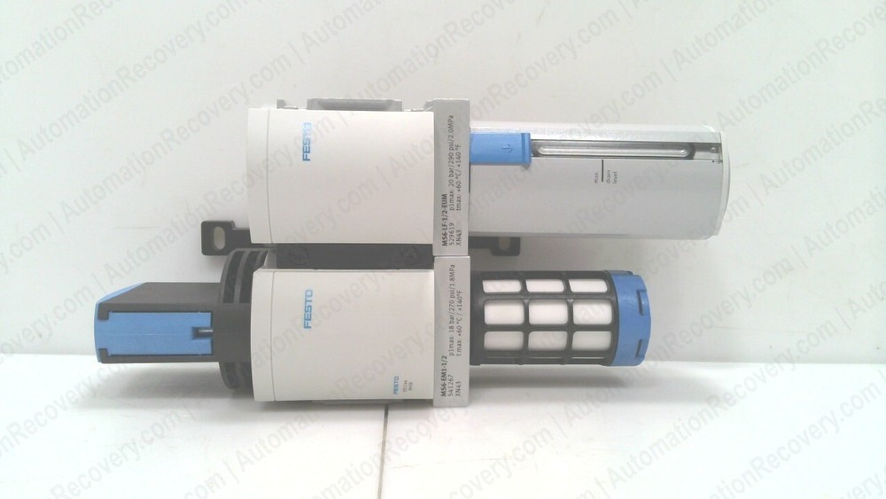 FESTO MS6-LF-1/2-E-U-M WITH ATTACHED PART NUMBER MS6-EM1-1/2, NEW* #153211