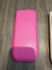 Texas Instruments TI-84 Plus C Silver Edition Graphing Calculator Pink W/Cover