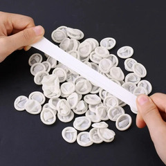 White Latex Finger Cots Dust-Free with Anti-Static Fingertip Protector Gloves Na