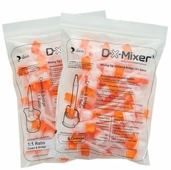48/50Pcs DX-Mixer Dental Mixing Tips Impression Material 1:1/10:1 VPS & PVS