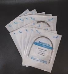 100Pcs 10Packs Dental Orthodontic Stainless Steel Arch Wires Round Natural Form