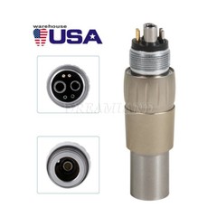 1-10 PCS NSK Style Dental LED Fiber Optic 6 Hole Quick Coupler Coupling