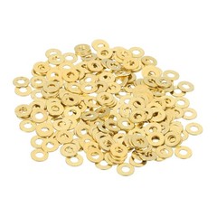 320Pcs Brass Flat Washer M2 2.5 x 6 x 0.5mm Fenders Washers Assortment