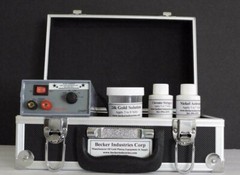 Gold Plating Machine, includes 24K Gold solution