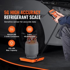 Uimoso Electronic Digital Refrigerant Charging Freon Weight Scale 220LB for HVAC