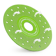 LOZLIN 3 PCS 115MM Vacuum Brazed Ultra-Thin Multi-Pore Flat Abrasive Sheet Disc