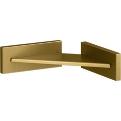 KOHLER SQUARE FOOT REST VIBRANT BRUSHED MODERNE BRASS (23287-2MB)