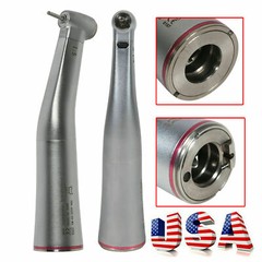 Dental 1:5 Fiber Optic Contra Angle LED/No LED Handpiece 4 Spray Yabangbang
