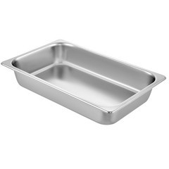 Full Size Deep Steam Table Pan 20.9×12.8×3.9″ Stainless Steel
