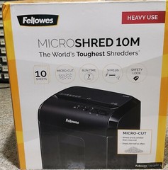 Fellows Micro Shred 10M Heavy Use Paper Shredder CRC46301