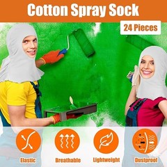 Spray Socks Painters Mask Hair Sock Unisex Adult Head Covering Painting Soft