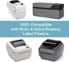 2-1/4″ x 1-1/4″ Direct Thermal Shipping Labels 2.25×1.25 in 1000/Roll for Zebra