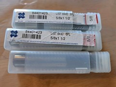 3 Piece Lot 5/8 Dia OSG 84401423 High Perforance 6 Flute Bundle