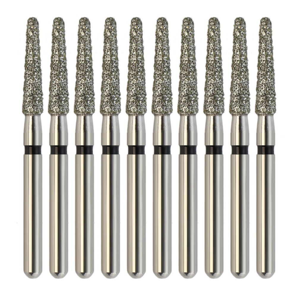 Dental Burs Diamonds FG 856/018SC Round End Taper Super Coarse Grit High Speed