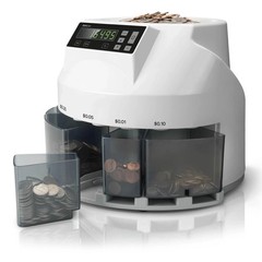 Safescan 1250 Commercial USD Coin Counting Sorting Counter Sorter