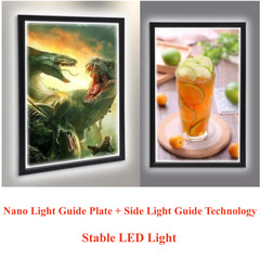 LED Light Box Movie Poster Display 24″x36″ Advertising Frame Store Wall Mount US