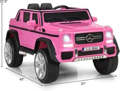 Costzon Ride on Car, Licensed Mercedes-Benz Maybach, 12V Battery Powered Vehicle