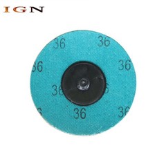25× 3 inch 36 Grit Aluminum Oxide Roll Lock Die Grinder Sanding Grinding Disc US