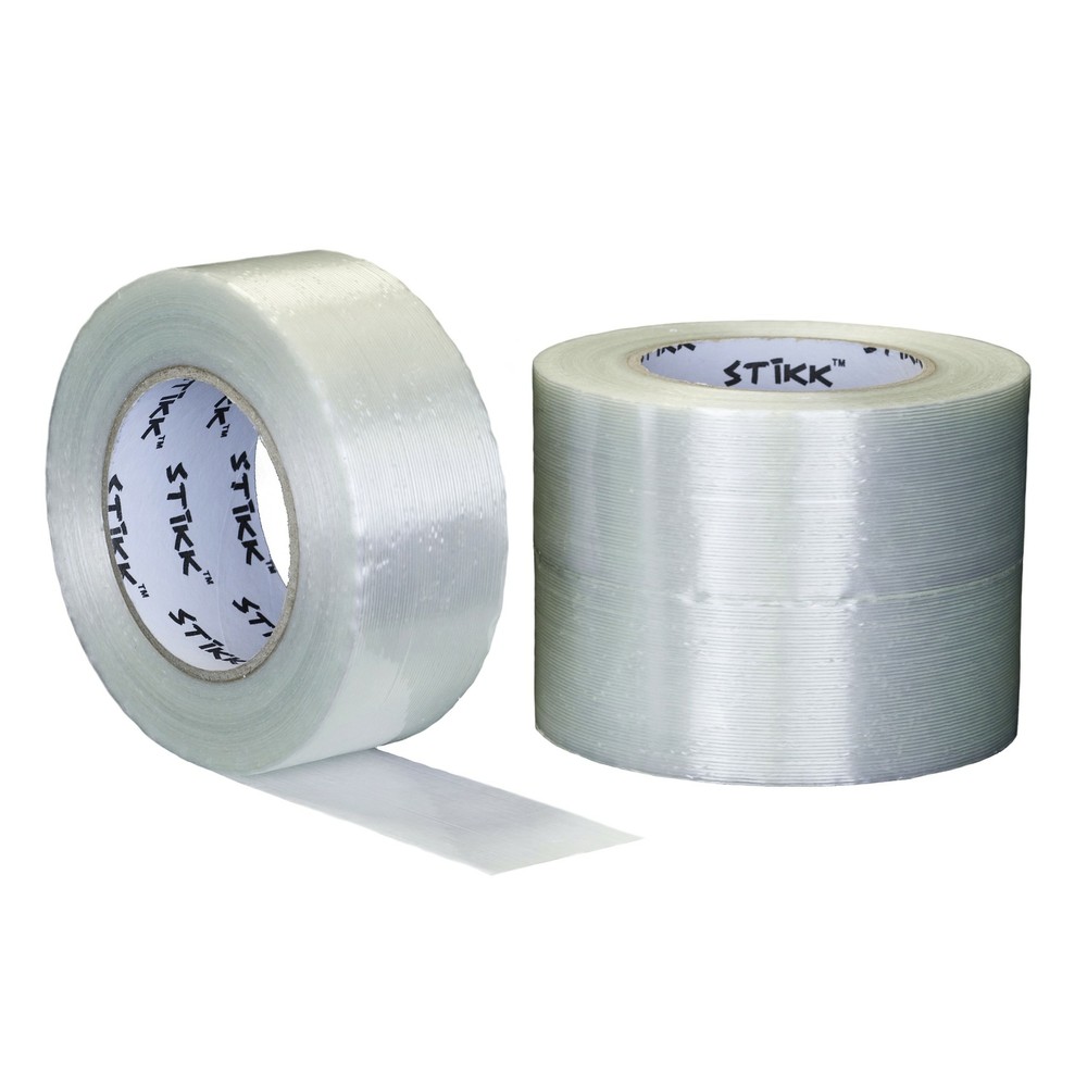 3 pack 2″ inch x 60 yard (50mm x 55m) 5 Mils Thick STIKK Filament Tape