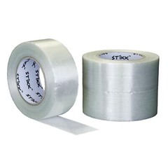 3 pack 2″ inch x 60 yard (50mm x 55m) 5 Mils Thick STIKK Filament Tape