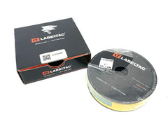 LabelTac LT101HP Pro Model High Perf. 10 Year Vinyl Label 1″ x 150′ /Roll Yellow