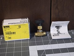New Parker 4w-v4lk-bp Needle Valve 1/4″ Tube Socket Weld – PCTFE Stem Type